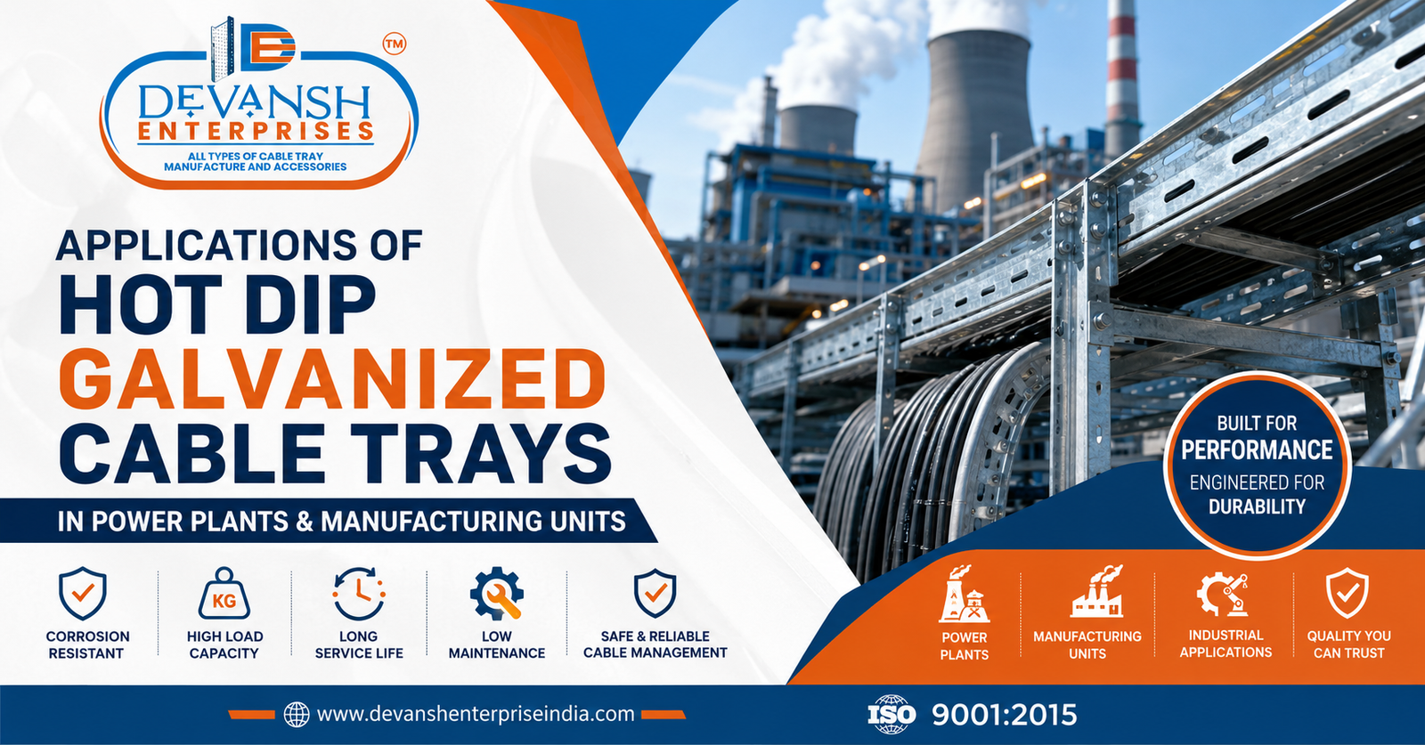 Applications in Power Plants & Manufacturing Units